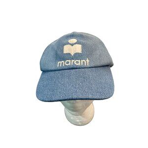 ISABEL MARANT Tyron Denim Baseball Cap Size 59 (Large/XL) $195